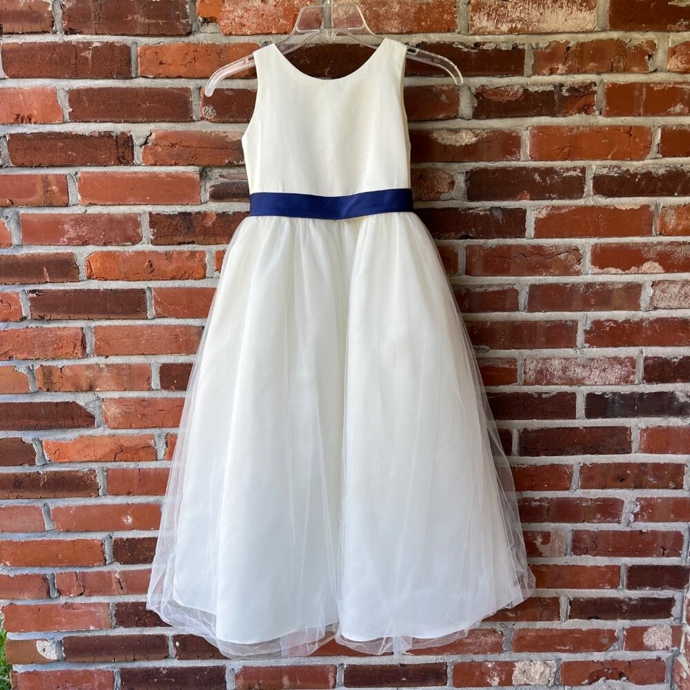 Light in the Box White Sleeveless Flower Girl Formal A-Line Dress 6